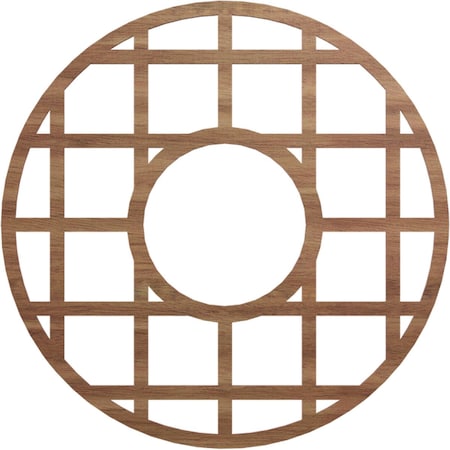 Ekena Millwork O'Neal Wood Fretwork Pierced Ceiling Medallion, Walnut, 32"OD x 11 5/8"ID x 3/8"T CMWP32X32X0375ONWA
